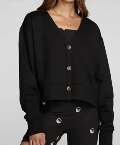 Chaser Bridge Cardigan In Black