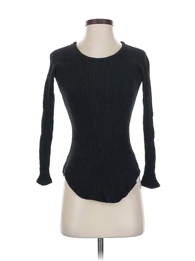 Pre-owned Chaser Cardigan Sweater In Black