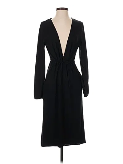 Pre-owned Chaser Cardigan Sweater In Black