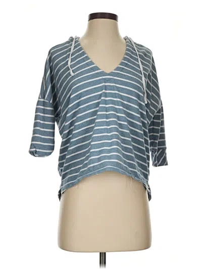 Pre-owned Chaser Cardigan Sweater In Blue