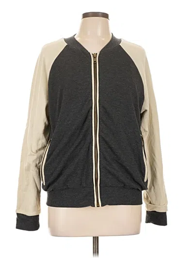 Pre-owned Chaser Cardigan Sweater In Gray