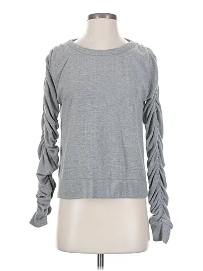 Pre-owned Chaser Cardigan Sweater In Gray