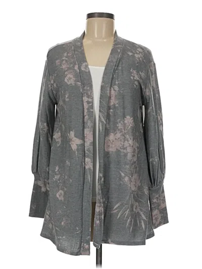 Pre-owned Chaser Cardigan Sweater In Gray