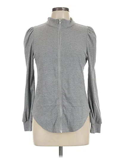 Pre-owned Chaser Cardigan Sweater In Gray