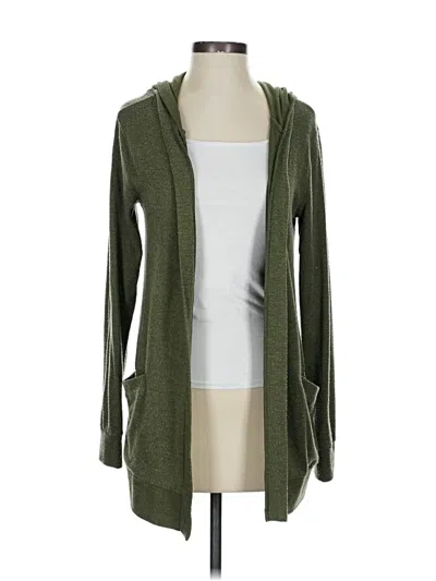 Pre-owned Chaser Cardigan Sweater In Green