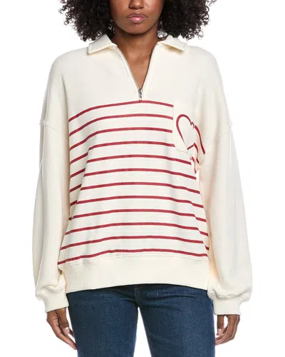 Chaser Casbah Terry Pullover In Neutral