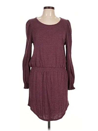 Pre-owned Chaser Casual Dress In Burgundy