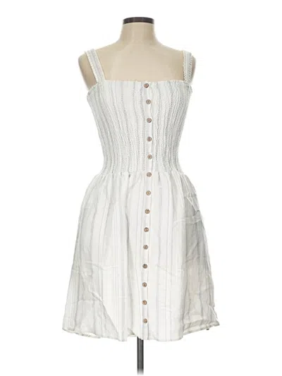 Pre-owned Chaser Casual Dress In White