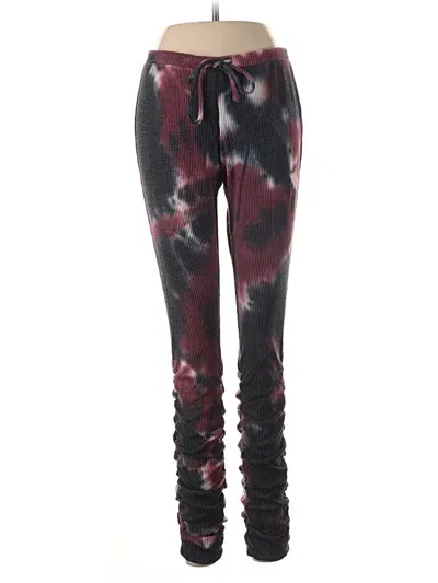 Pre-owned Chaser Casual Pants In Burgundy