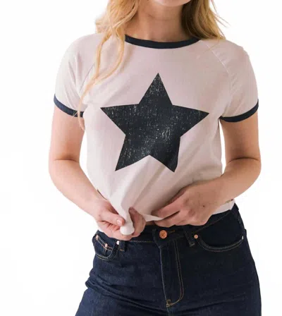 Chaser Classic Star Graphic Tee In White