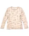 Chaser Cloud Jersey T-shirt In Neutral