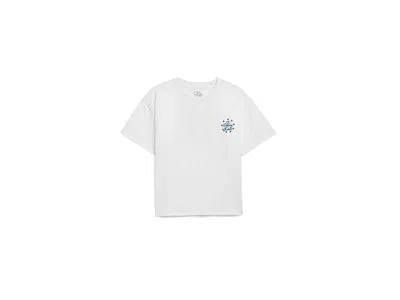 Chaser Coast Cotton Jersey T-shirt (big Kid) Boy's T Shirt White: 8 Big Kid