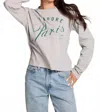Chaser Coast Rambler Long Sleeve In Jparis In Gray