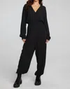 Chaser Colette Jumpsuit In Shadow In Multi