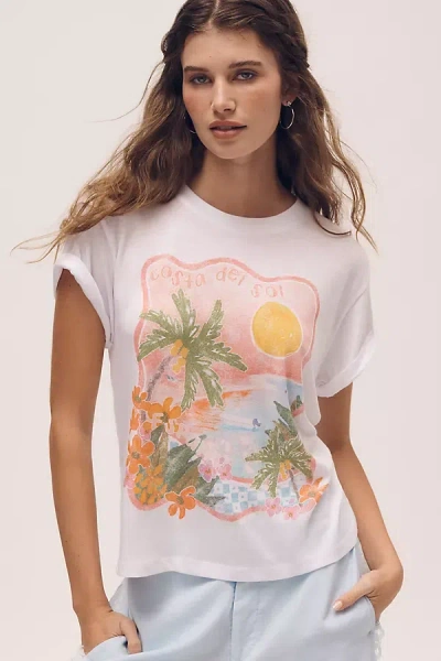 Chaser Costa Del Sol Tee In White