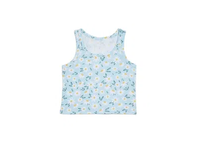 Chaser Cotton Jersey Baby Tank (big Kid) Girl's T Shirt Glacia: 8 Big Kid In Blue