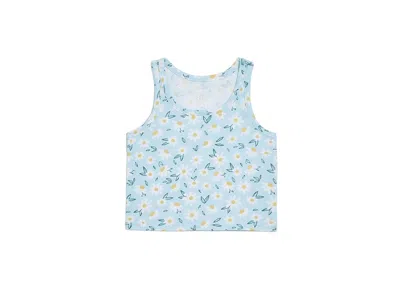 Chaser Cotton Jersey Baby Tank (little Kid) Girl's T Shirt Glacia: 3 Little Kid In Blue
