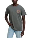 Chaser Cotton Jersey Basic Beatles Sgt. Pepper Tee In Safari