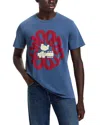 Chaser Cotton Jersey Basic Woodstock Tee In Honest Indigo