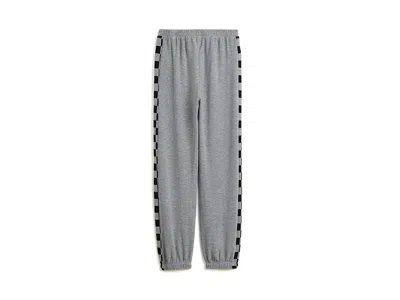 Chaser Cozy Knit Color-block Barrel Leg Pants (big Kid) Boy's Clothing Heather Grey: 12 Big Kid One Size In Gray