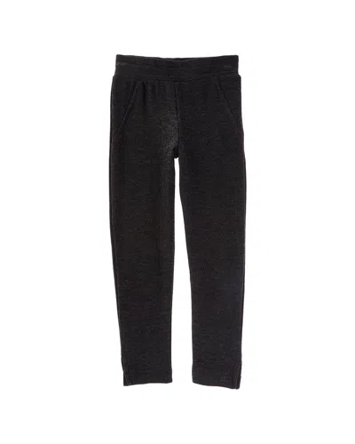 Chaser Cozy Knit Faux Pocket Jogger In Black