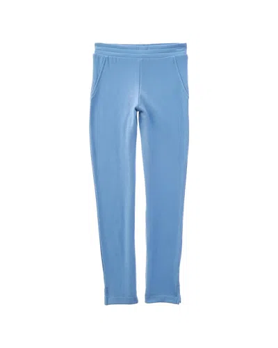 Chaser Cozy Knit Faux Pocket Jogger In Blue