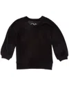 Chaser Cozy Knit Pullover In Black