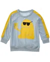 Chaser Cozy Knit Raglan Pullover In Blue