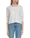 Chaser Cozy Knit Scarlet Pullover In White
