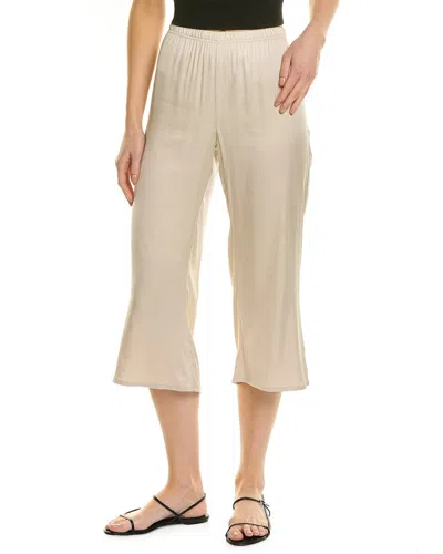 Chaser Cropped Wide Leg Culotte Pant In Burgundy