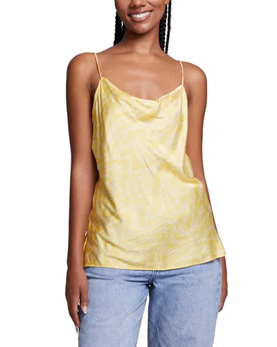 Chaser Daisy Wave Print Tank In Yellow