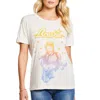 Chaser David Bowie Superstar Tee In Au Lait In Multi