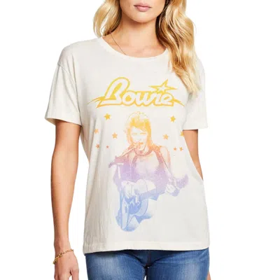 Chaser David Bowie Superstar Tee In Au Lait In Multi