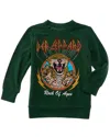 Chaser Def Leppard Pullover In Green