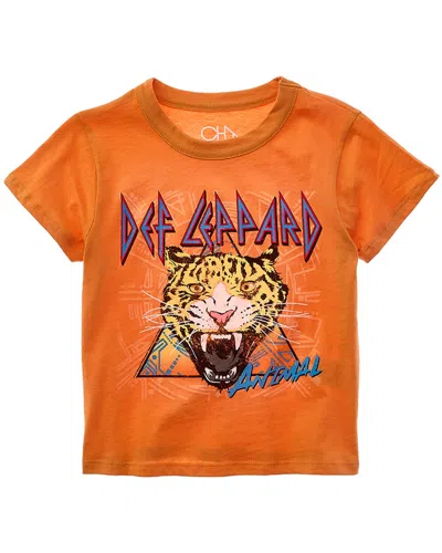 Chaser Def Leppard T-shirt In Orange