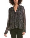 Chaser Denver Blouse In Black