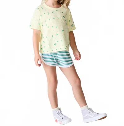 Chaser Kids' Devin Short Sleeve Tee In Golfing All Over In Yellow
