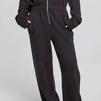 Chaser Dolores Jumpsuit In Licorice In Black