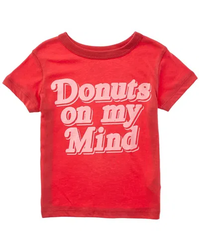 Chaser Kids' Donuts On My Mind T-shirt In Red