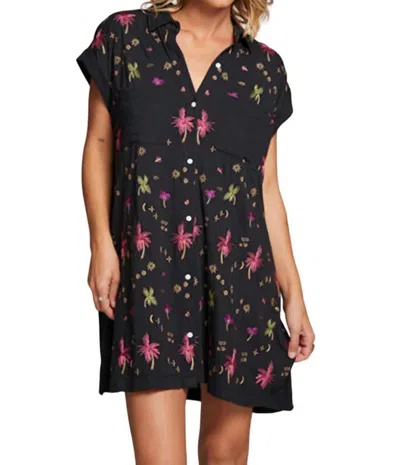Chaser Downtown Mini Dress In Black
