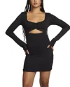 Chaser Bay Mini Dress In Licorice