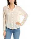 Chaser Drop Shoulder Hi Lo Button Down In Neutral