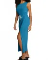 Chaser Durangoo Danube Maxi Dress In Blue In Blue