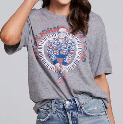 Chaser Elton John - 1974 Tour Tee In Grey