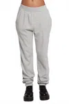Chaser Essntial Crystal Jogger In Heather Grey In Gray