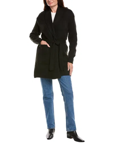 Chaser Eve Chunky Cardigan In Black