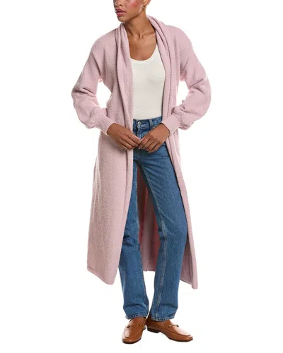 Chaser Eveee Maxi Cardigan In Pink