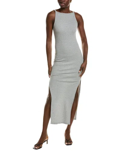Chaser Evelyn Midi Dress In Gray