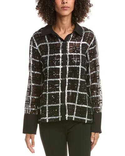 Chaser Evory Button-down Shirt In Black