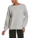 Chaser Feather Yarn Miller Pullover In Gray